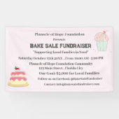 Bake Sale Fondsenwerving Spandoek (Horizontaal)