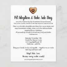 Bake Sale Fondsenwerving voor Dierenadoptie