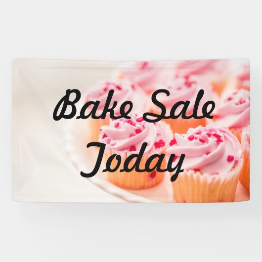 Bake Sale Fundraiser Banner (Horizontaal)