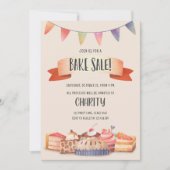 Bake Sale Fundraiser Church schoolfestival Kaart (Voorkant)