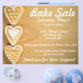 Bake Sale Fundraiser Flyer Horizontale Koekjes (Enkel)