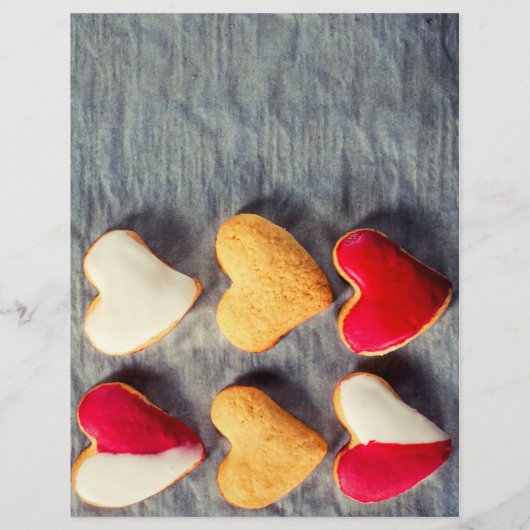 Bake Sale Fundraiser Flyer Moderne Style Cookies (Achterkant)