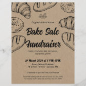 Bake Sale Fundraiser Kerk School Aankondiging Flyer (Voorkant)