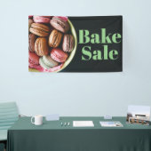 Bake Sale Fundraiser Tafel Banner Macarons (Beurs)