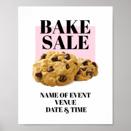 Bake Sale Poster, Cookie Sale Poster