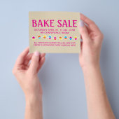bake sale retro flyers (Hand)