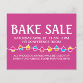 bake sale retro flyers (Achterkant)