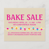 bake sale retro flyers (Voorkant)