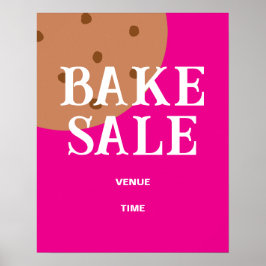 Bake Sale Sign, Schattigee Bake Sale Aankondiging, Poster