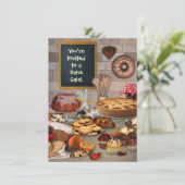 Bake Sale Uitnodiging (Staand voorkant)