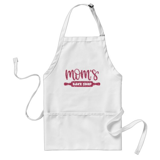 Bake Shop Baking Apron van mama Standaard Schort (Voorkant)