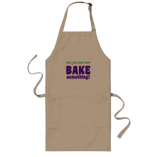 "BAKE something!" Apron Lang Schort