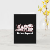 Bake Squad Schattig Cookie Bakken Bakkers Grappige Kaart (Gele Bloem)
