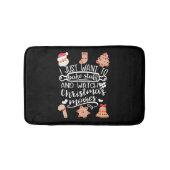 Bake Stuff en kerstfilms bekijken Badmat (Voorkant)