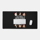 Bake Stuff en kerstfilms bekijken Bureaumat (Keyboard & Muis)