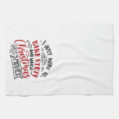 Bake Stuff kerstfilms bekijken Theedoek (Horizontaal)