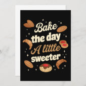 Bake the day a little sweeter kaart (Voorkant / Achterkant)