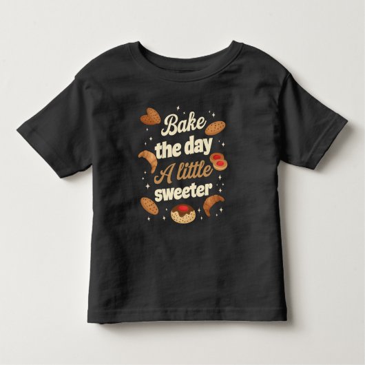 Bake the day a little sweeter kinder shirts (Voorkant)