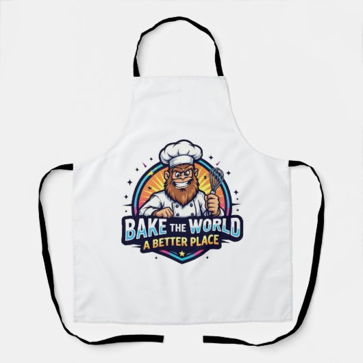 Bake The World a Better Place Schort (Voorkant)