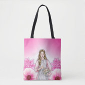 Bake the World Bloom - Super Schattigee Bloemenbak Tote Bag (Voorkant)
