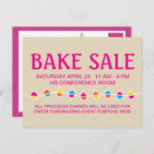 bake verkoop mailout flyers briefkaart (Voorkant / Achterkant)