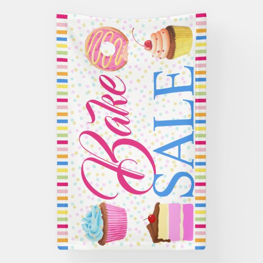 bake-verkoop spandoek (Verticaal)