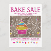 bake-verkoop vliegers briefkaart (Voorkant)