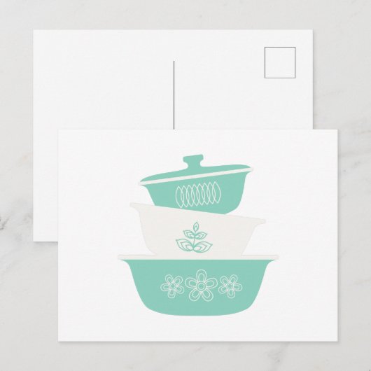  bake Ware Briefkaart (Voorkant / Achterkant)