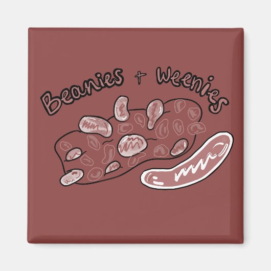Baked Beans and Hot Dogs, Nostalgia Magnet (Voorkant)