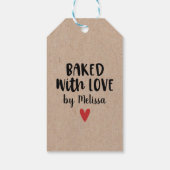 Baked with Love Cadeaulabel (Achterkant)