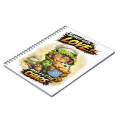 Baked with Love Notebook Cute Dino Notitieboek (Linkerzijde)