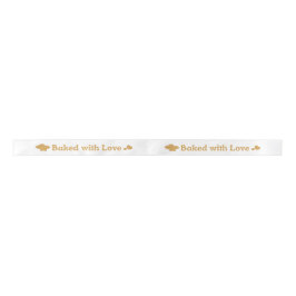 Baked With Love Pronted Satin Ribbon Roll Satijnen Lint