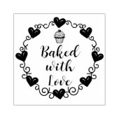 Baked with Love Rubberstempel (Afrduk)