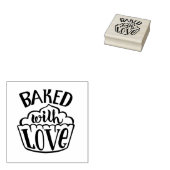 Baked with Love Rubberstempel (Gestempeld)