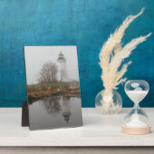 Baken in de mist fotoplaat (Zijkant)