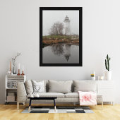 Baken in de mist poster