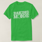 Baken in moffins koekjes en koekjes bakkerij t-shirt (Design voorkant)