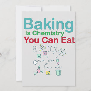 Baken is chemie die je kunt eten kaart