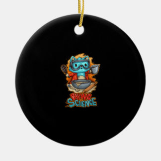 Baken is een wetenschappelijke cute Baker Gift Bak Keramisch Ornament