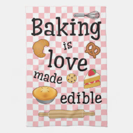 Baken is liefde eetbaar: Baker's Theedoek