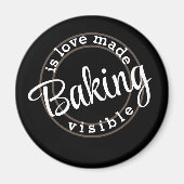 Baken is liefde zichtbaar gemaakt magneet (Voorkant)