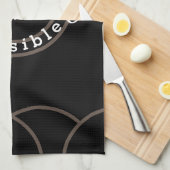 Baken is liefde zichtbaar gemaakt theedoek (Quarter Fold)