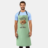 Baken is liefdesgemaakt eetbaar schort (Gedragen)