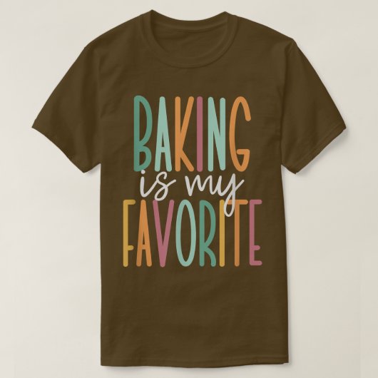 Baken is mijn favoriete 392 t-shirt (Design voorkant)