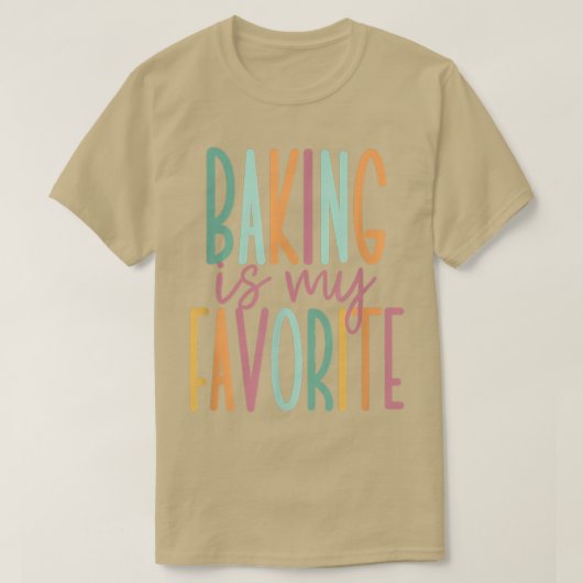 Baken is mijn favoriete 393 t-shirt (Design voorkant)