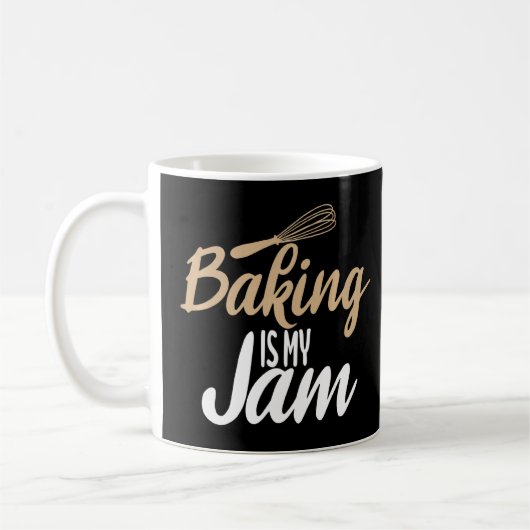 Baken is mijn jam-bakker. koffiemok (Links)