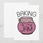 Baken is mijn jam bedankkaart (Voorkant / Achterkant)