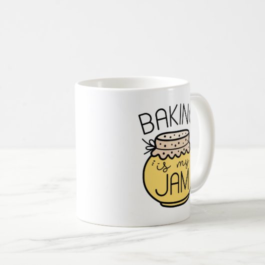Baken is mijn jam koffiemok (Voorkant rechts)