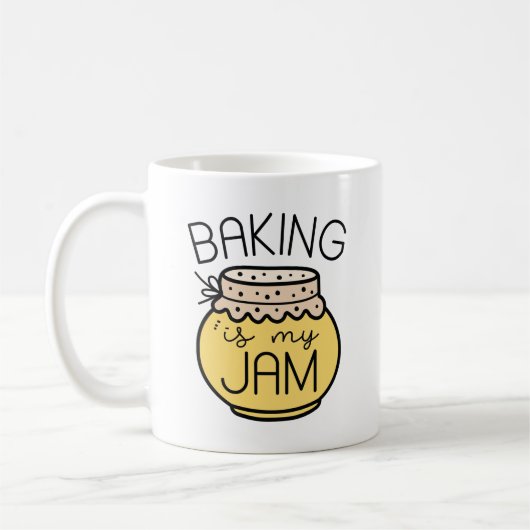 Baken is mijn jam koffiemok (Links)