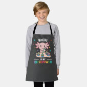 Baken is mijn Superpower sweet Axolotl Cakt Stainl Schort (Gedragen)